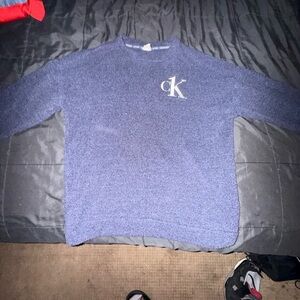 Calvin Klein Men's Blue Sweater